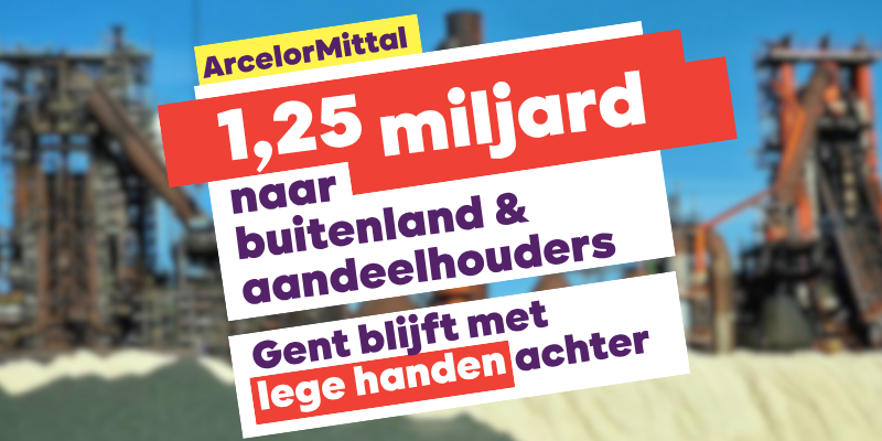1,25 miljard naar het buitenland & aandeelhouders, Gent blijft met lege handen achter